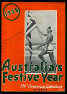 AUSTRALIE - DEPLIANT PUBLICITAIRE - SYDNEY - FESTIVE YEAR -  150E ANNIVERSARY CELEBRATIONS 1938 - Programas