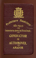 BRESIL - SAO POLO - PERMIS DE CONDUIRE DE 1932 - Unclassified