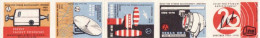Czech Republic, 5 X Matchbox Labels, Institute For Radio Technology Research - 20 Years, TESLA, Radiolokator - Matchbox Labels