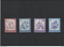 AUTRICHE 1974 Série Courante, Paysages Yvert 1269-1272 NEUF** MNH Cote : 3,25 Euros - Neufs