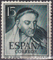 1950 - 1953 - ESPAÑA - LITERATOS - TIRSO DE MOLINA - EDIFIL 1073 - Usados