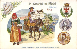 CPA Nice Nice Alpes Maritimes, Der Graf Von Nizza, Die Französischen Provinzen, Gala Peter - Autres & Non Classés