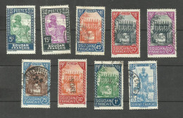 SOUDAN N°63, 65, 71, 72, 74, 75, 77, 78, 81 Cote 7.90€ - Used Stamps