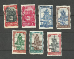 SOUDAN N°72, 79, 81, 82, 84 à 86 Cote 6€ - Used Stamps