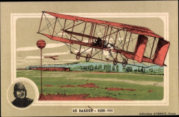 CPA De Baeder, Reims 1910, Doppeldecker, Neo-Laxatif Chapotot, Aubriot, Boulevard Ornano, Paris - Autres & Non Classés