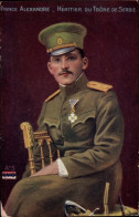 Artiste CPA Kronprinz Alexander Von Serbien, Portrait - Familles Royales