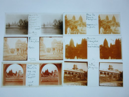 PLAQUES DE VERRE - PHOTOS STEREOSCOPIQUES-45 X 107- EXPOSITION 1931 Lot De 16 (boite 5) - Diapositivas De Vidrio
