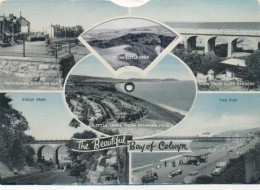 Mechanischer CPA Colwyn Bay Wales, Pier, Eirias Park, Promenade, Cliff Gardens - Autres & Non Classés