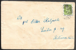 Estonia Tallinn-Vaksal Postmarked Cover Mailed 1937. 2s President Paets Stamp - Estland