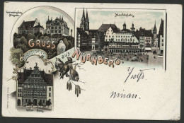 01385*GERMANY*DEUTSCHLAND*NÜRNBERG*LITHO*1896 - Nuernberg