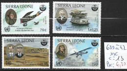 SIERRA LEONE 639 à 42 ** Côte 13 € - Sierra Leone (1961-...)