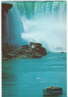 Niagara Falls - The "Maid Of The Mist" Tour Boat At The Foot Of The World Famous Canadian Horseshoe Falls - Chutes Du Niagara