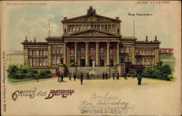 Tenir à La Lumière Lithographie Berlin Mitte, Königliches Schauspielhaus - Autres & Non Classés