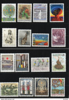 AUTRICHE 1975-1990 ART MODERNE I-XVI Yvert NEUF** MNH Cote : 27 Euros - Unused Stamps