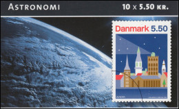 Dänemark Markenheftchen 1528 Europa - Astronomie, ** - Postzegelboekjes