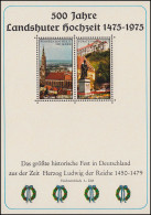 Sonderdruck 500 Jahre Landshuter Hochzeit 1475-1975 - Private & Local Mails