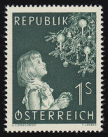 994 Weihnachten, Mädchen Vor Geschmücktem Christbaum, 1 S, Postfrisch ** - Unused Stamps