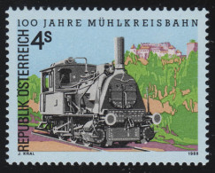 1916 100 J. Mühlkreisbahn, 100 J. Wiener Lokalbahnen Dampflok, 4 S Postfrisch ** - Ongebruikt