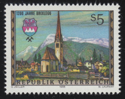 1929 1200 Jahre Brixlegg, Ansicht Der Stadt, Gemeindewappen, 5 S, Postfrisch ** - Neufs