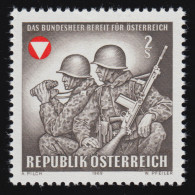 1293 Bundesheer, Soldaten In Tarnuniform, Nationalemblem, 2 S, Postfrisch  ** - Nuovi