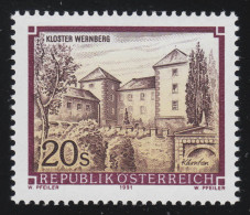 2025 Freimarke: Stifte & Klöster Österreichs, Kloster Wernberg, 20 S, ** - Unused Stamps