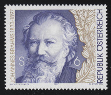 2218 100. Todestag Von Johannes Brahms, Komponist, 6 S, Postfrisch ** - Unused Stamps