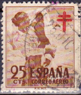 1951 - ESPAÑA - PRO TUBERCULOSOS - NIÑOS EN LA PLAYA ( SOROLLA ) - EDIFIL 1105 - Gebraucht