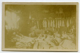 Chambrée De Soldats Prisonniers Carte Photo - Autres & Non Classés