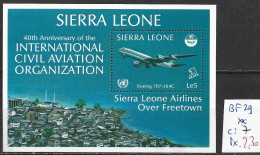 SIERRA LEONE BF 29 ** Côte 7. € - Sierra Leona (1961-...)