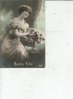 FANTAISIES FEMME ELEGANTE FLEURIE /SUPERBE CARTE/546 - Femmes