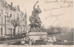 Bruxelles  -  La Fol Chanson De Jef Lambeaux - Monumenten, Gebouwen