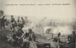 Bataille De La Marne - Après Le Combat - Un Bivouac à Marson "animés" - Autres & Non Classés