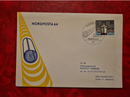 Lettre ALLEMAGNE 1964 HAMBURG NORDPOSTA 64 ROHRPOST - Other & Unclassified