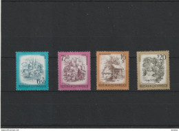 AUTRICHE 1977 Série Courante, Paysages  Yvert 1378-1381 NEUF** MNH Cote 15 Euros - Unused Stamps