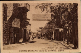 CPA Libanon, Hopital Militaire Souk-el-Gharbe - Indien