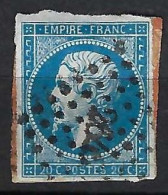FRANCE Classique, B Obl. PC Des Villes Sur TP Isolés: PC 2645 (Remiremont,3) Sur Y&T 14Aa - 1853-1860 Napoléon III.