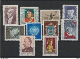 AUTRICHE 1977 Yvert 1369-1372 + 1376-1377 + 1382 + 1388 + 1392-1393 NEUF** MNH Cote 11,20 Euros - Unused Stamps