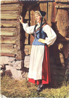 NORWAY. POSTCARD. NATIONAL COSTUME FROM OSTERDAL - Norway