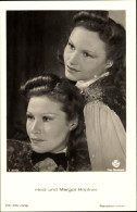 CPA Schauspielerinnen Hedi Und Margot Höpfner, Portrait, Film Photo Verlag A 3614/1 - Acteurs