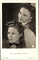 CPA Schauspielerinnen Hedi Und Margot Höpfner, Portrait, Film Photo Verlag A 3614/1 - Acteurs