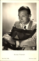 CPA Schauspieler Gustav Fröhlich, Portrait, Anzug, Krawatte, UFA Film, A 3703/1 - Acteurs