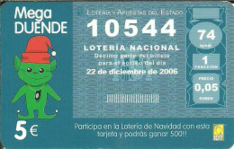 Spain: Prepaid IDT - Loteria Nacional, Mega Duende - Altri & Non Classificati