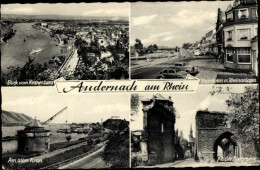 CPA Andernach Am Rhein, Blick Vom Kronenberg, Rheinhotels, Alter Kran, Burgruine - Sonstige & Ohne Zuordnung