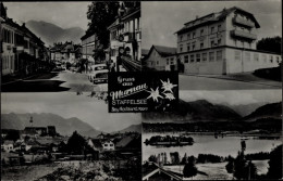 CPA Murnau Am Staffelsee, Panorama, Teilansichten, Hotel Wehe, Parkhaus Riedeck - Altri & Non Classificati