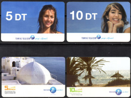 Cartes De Recharge Tunisie Télécom  -2 Images (Recto-Verso) -2 Scans - Tunesien