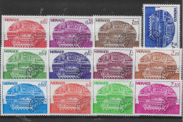MONACO 1976/79 " FRANCOBOLLI PER STAMPATI "  12 VAL. COMPLETA ** MNH LUSSO C2044 - Unused Stamps