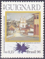 T.-P. Gommé Neuf** - Centenaire De La Naissance De Veiga Guignard Paisagem De Ouro Preto - N° 2269 (Yvert) - Brésil 1996 - Unused Stamps