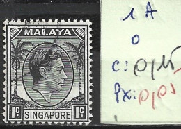 SINGAPOUR 1A Oblitéré Côte 0.15 € - Singapore (...-1959)