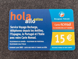 Nomad / Bouygues Nom Pu27 - Cellphone Cards (refills)