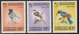 Jordan 1970 - Fauna , Birds ,serie 3 Values , Perforated , MNH , Mi.790-792 - Jordania